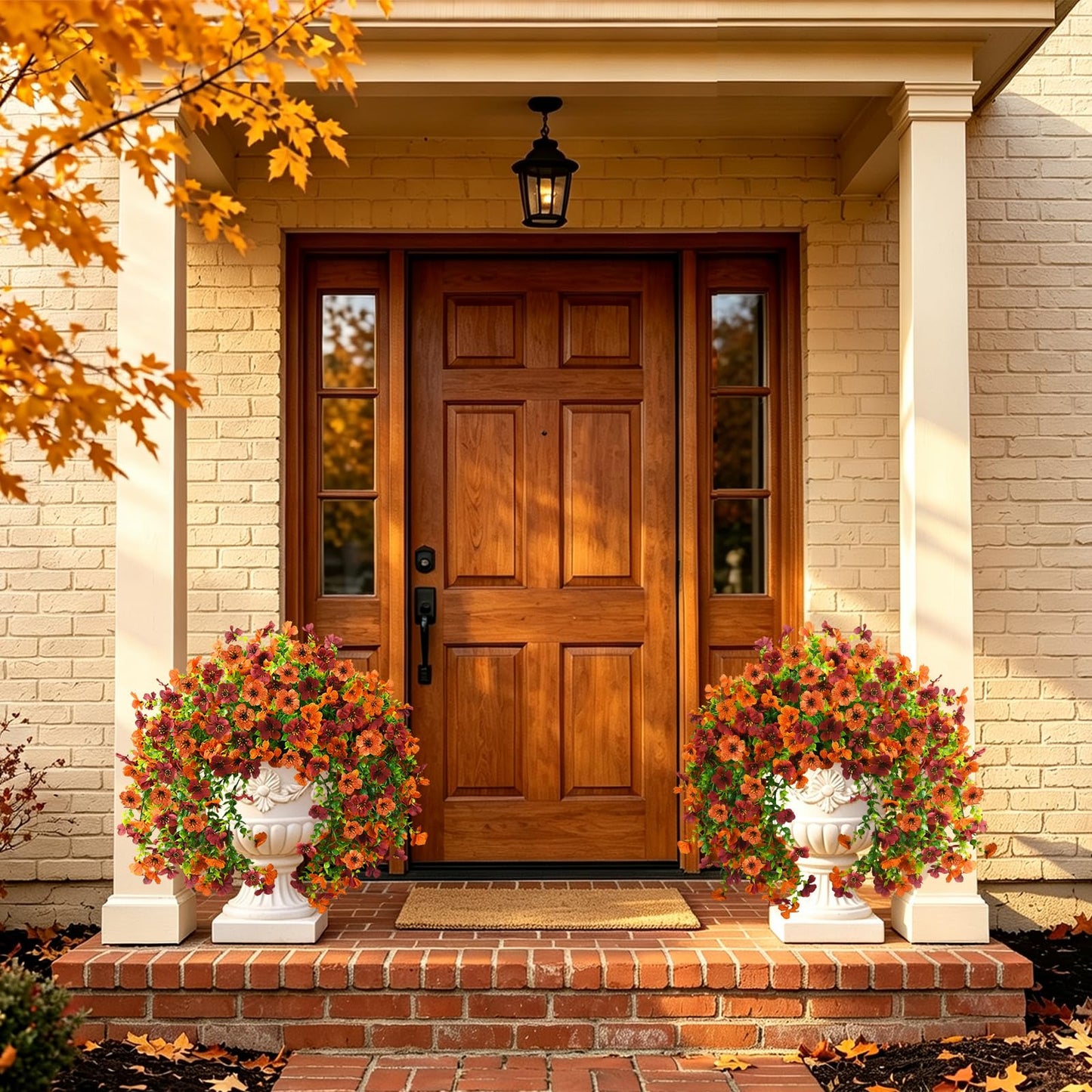 ELVASTON Fall Artificial Outdoor Flowers